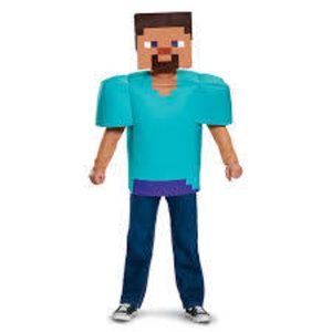 mindcraft steve costume kids